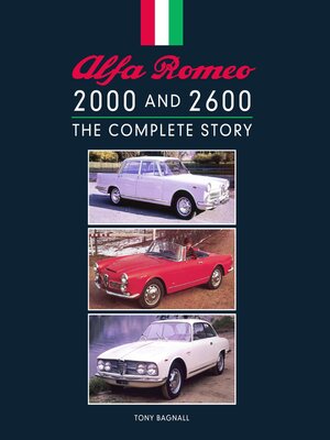 cover image of Alfa Romeo 2000 and 2600